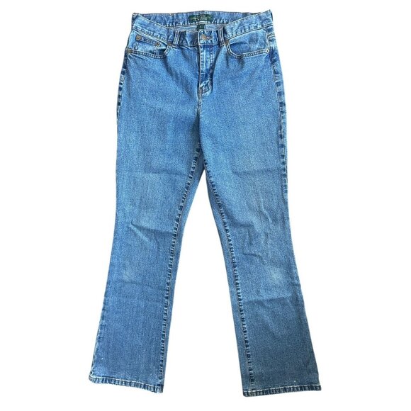 LRL Lauren Jeans Co. Ralph Lauren Women's Jeans Classic Boot Cut Stretch Size 6 - Picture 2 of 15